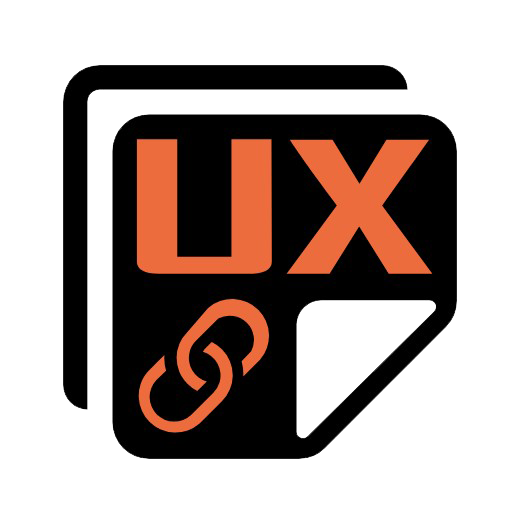 Logo da empresa UX Catalog com fundo transparente